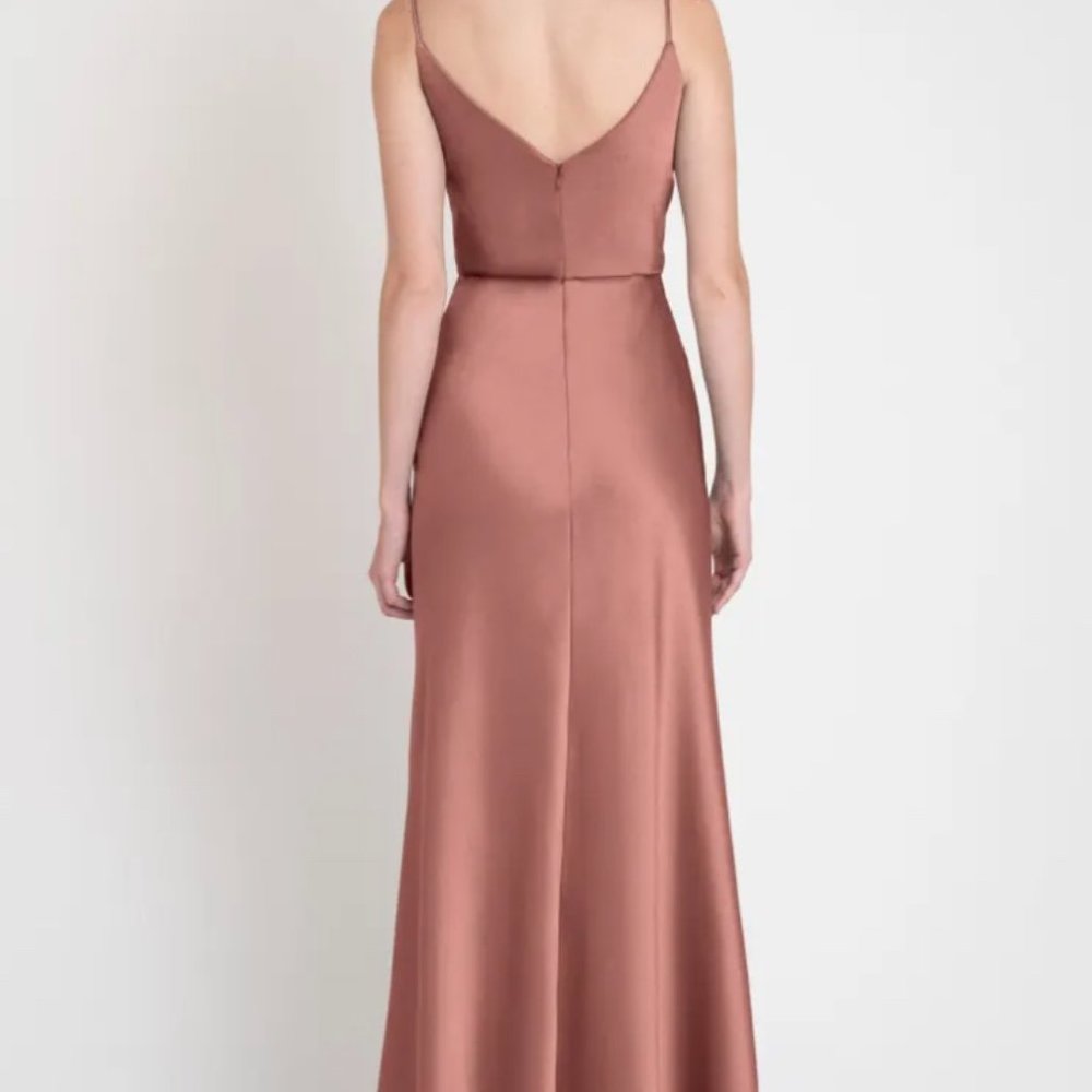 Jenny Yoo Sylvie Dress Wild Rose Size 8 - Picture 2 of 6
